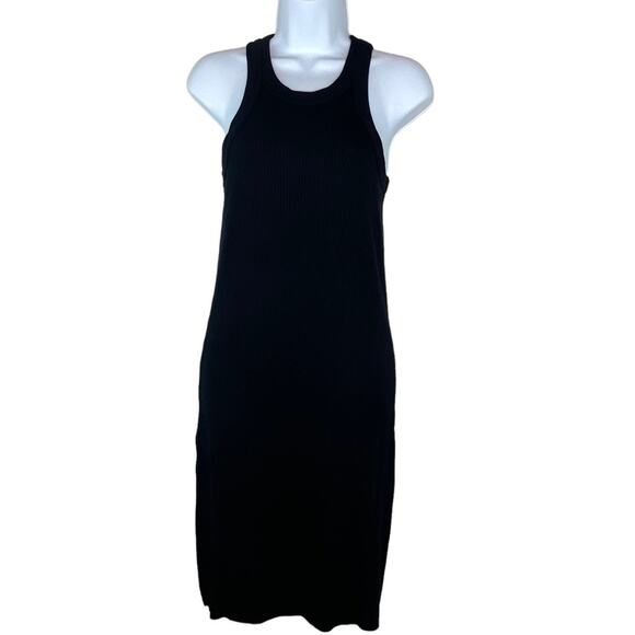 WSLY Women's Rivington Ribbed Short Tank Dress Black Size L NWT - Picture 2 of 10